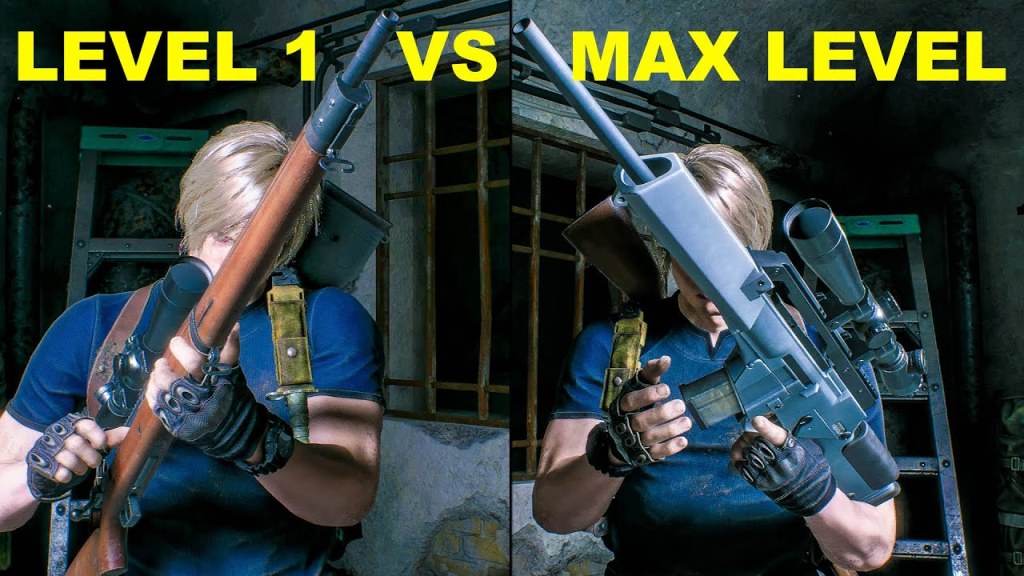 Picture of: Resident Evil  Remake – All Sniper Rifle Weapon Damage Comparison (LEVEL   VS MAX LEVEL)